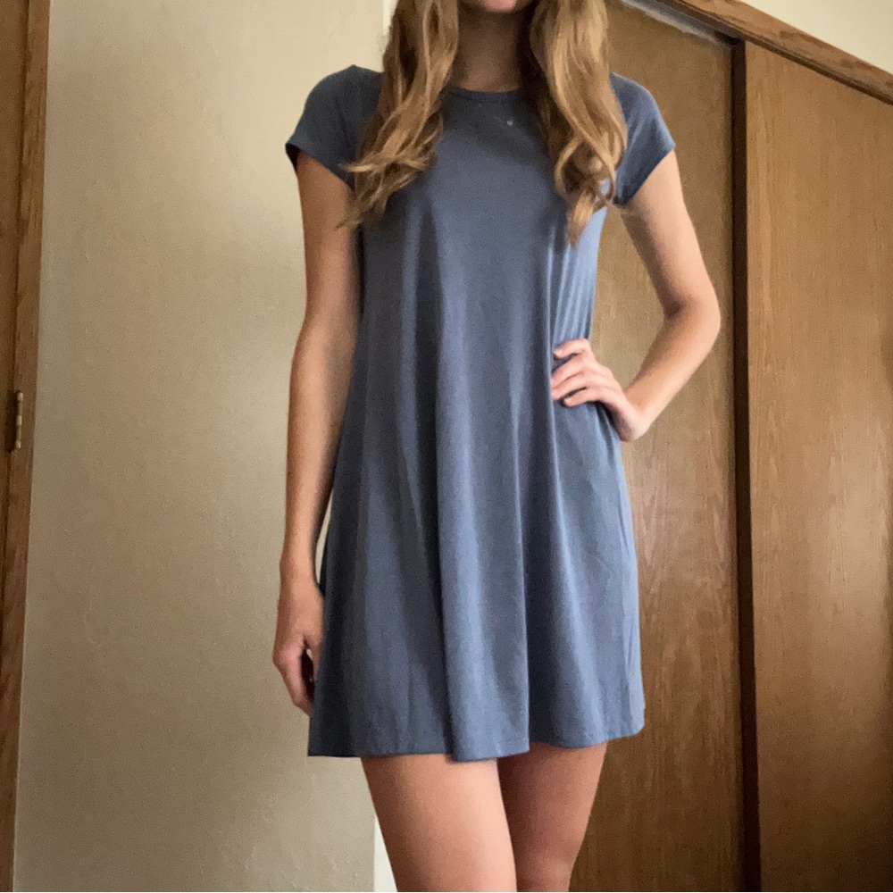 Blue Tshirt Dress